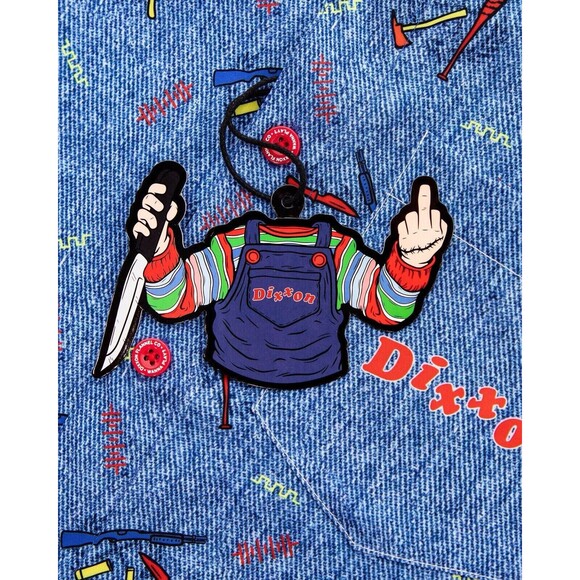 DIXXON Flannel Sz L Chucky "Good Guy" Party Shirt Horror Halloween New S… - Picture 3 of 3